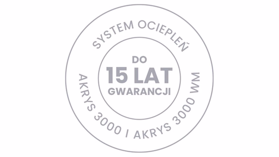 15 lat gwarancji na system ociepleń Dekoral Professional Akrys 3000